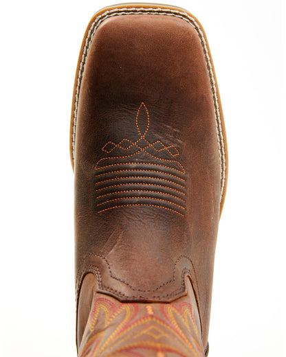 Cush Core® Men's Major Performance Western Boots - Broad Sq Cognac