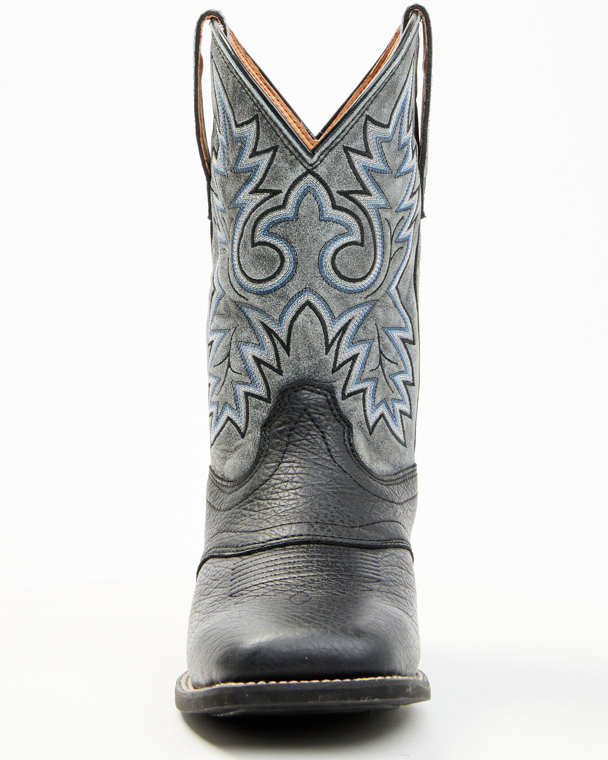 Men's Badge Xero Gravity™ Western Boots - Broad Square Toe Black