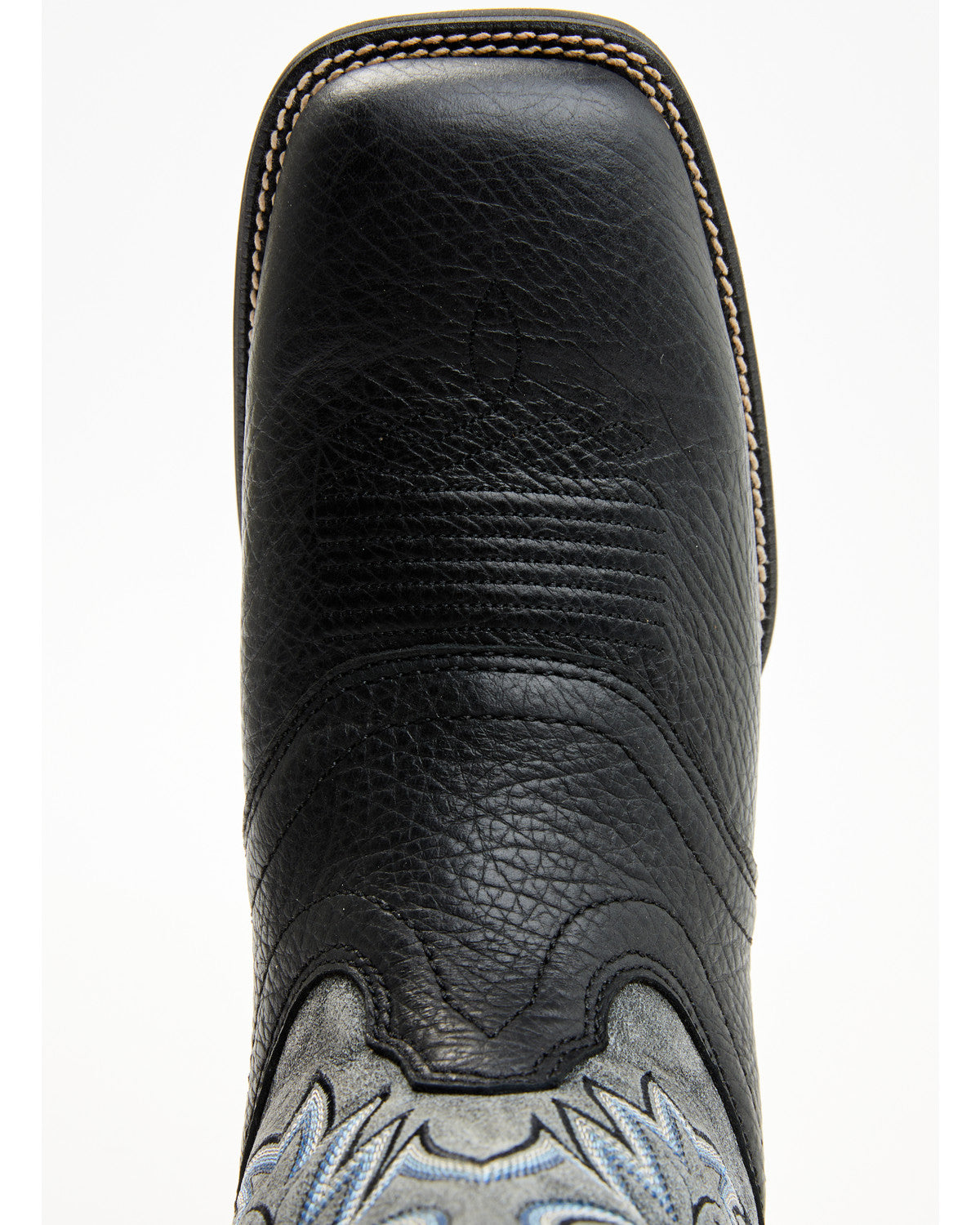 Men's Badge Xero Gravity™ Western Boots - Broad Square Toe Black