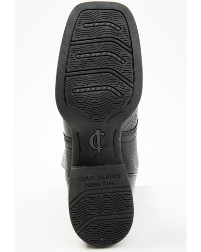Men's Badge Xero Gravity™ Western Boots - Broad Square Toe Black