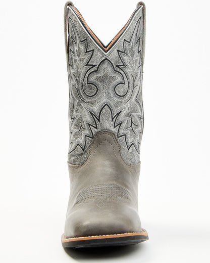 Men's Badge Xero Gravity™ Western Boots - Broad Square Toe Grey