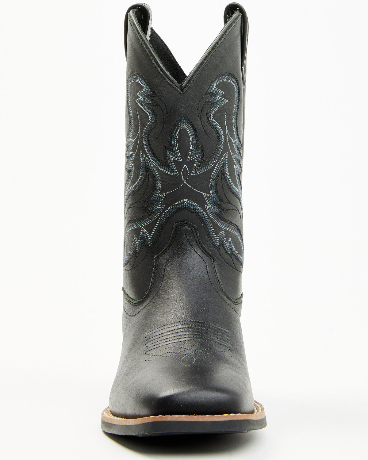 Ace™ Western Boots - Broad Square Toe Black