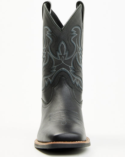 Ace™ Western Boots - Broad Square Toe Black