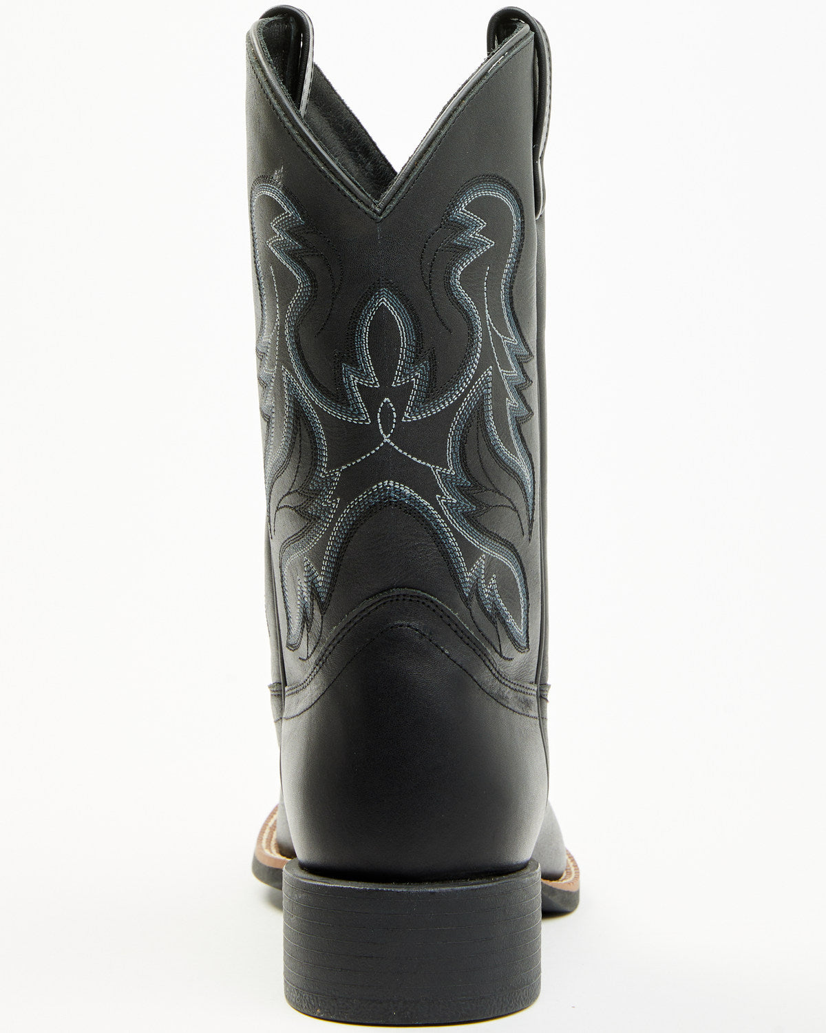 Ace™ Western Boots - Broad Square Toe Black