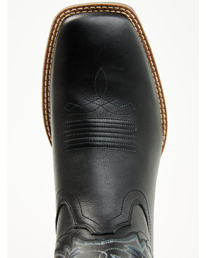 Ace™ Western Boots - Broad Square Toe Black