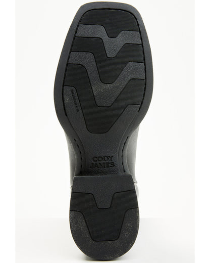 Ace™ Western Boots - Broad Square Toe Black