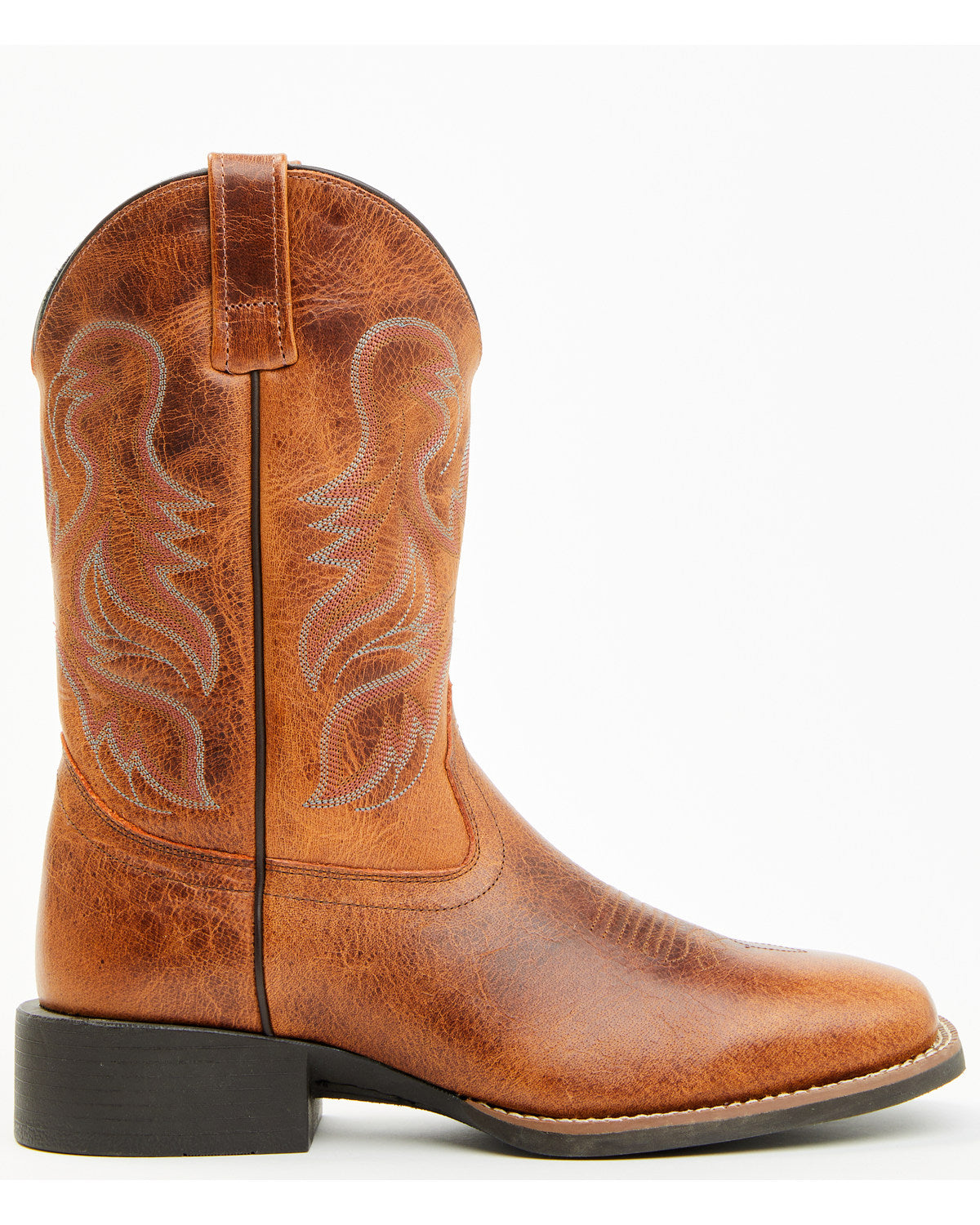 Ace™ Western Boots - Broad Square Toe Brown