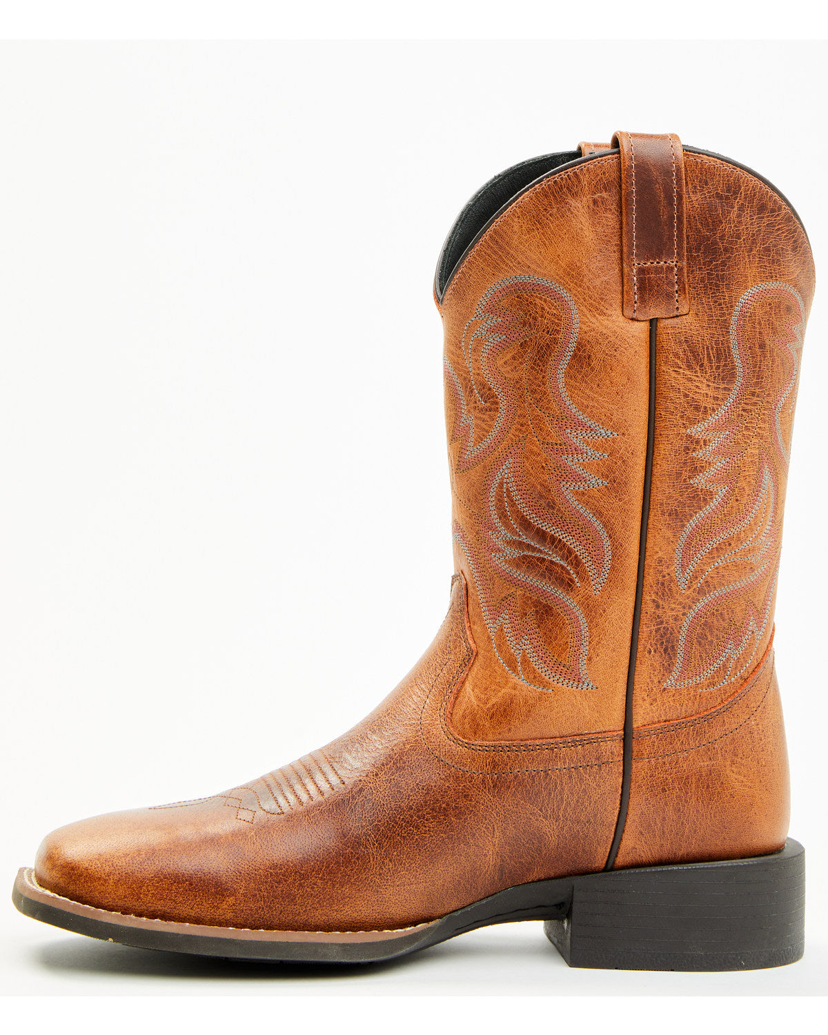 Ace™ Western Boots - Broad Square Toe Brown