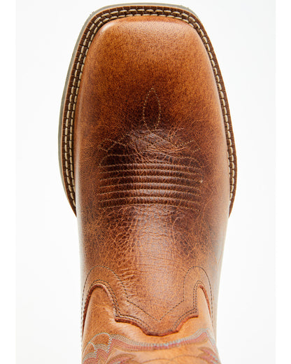 Ace™ Western Boots - Broad Square Toe Brown