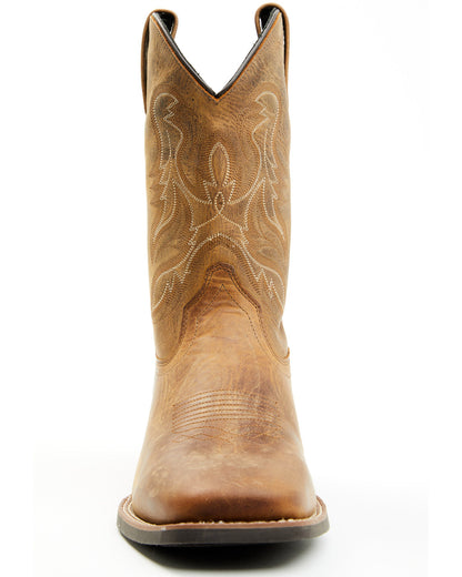 Ace™ Western Boots - Broad Square Toe Tan