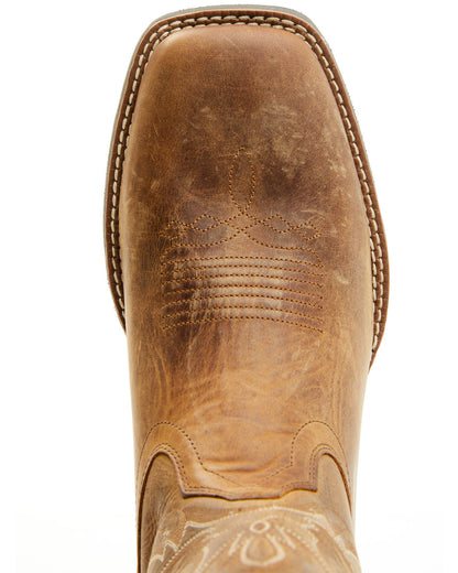 Ace™ Western Boots - Broad Square Toe Tan