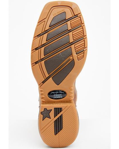 Men's Summit Lite Performance Western Boots - Square Boots Brown