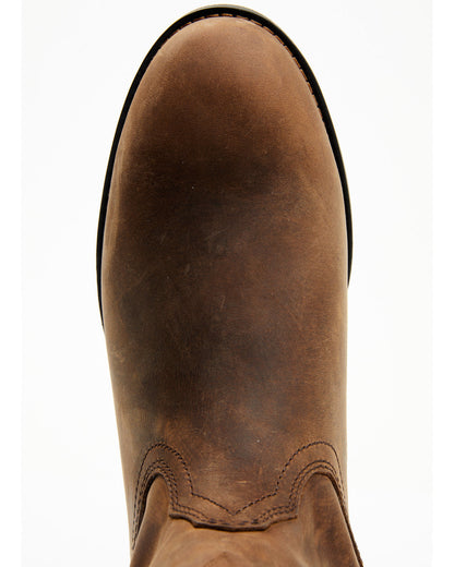 Cush Core® Men's Highland Roper Western Boots - Round Toe Tan
