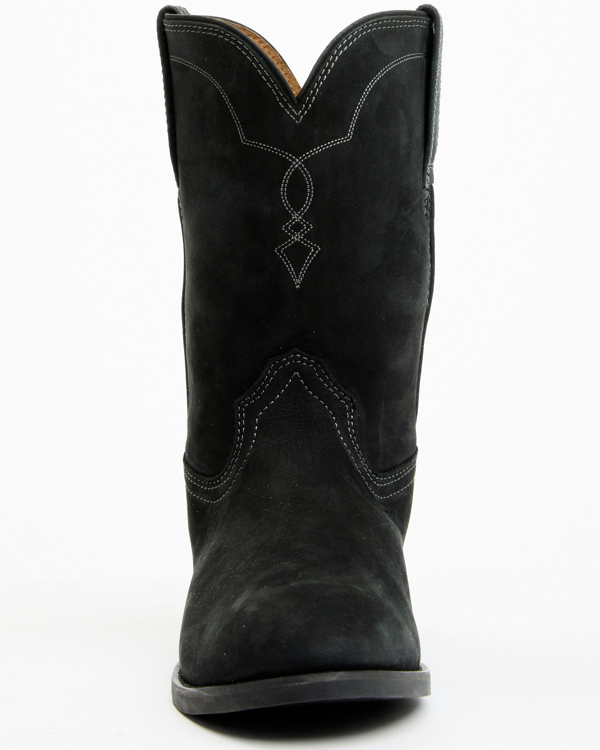 Cush Core® Men's Highland Roper Western Boots - Round Toe Black