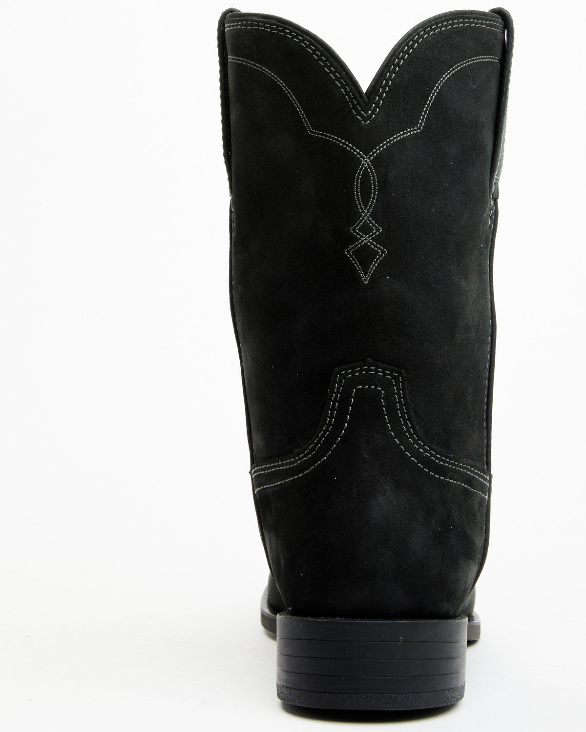 Cush Core® Men's Highland Roper Western Boots - Round Toe Black