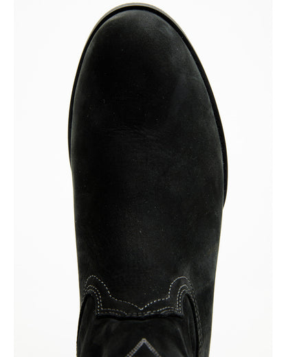 Cush Core® Men's Highland Roper Western Boots - Round Toe Black