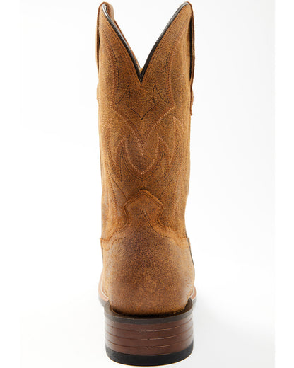 Men's Hoverfly Western Performance Boots - Broad Square Toe Coffee