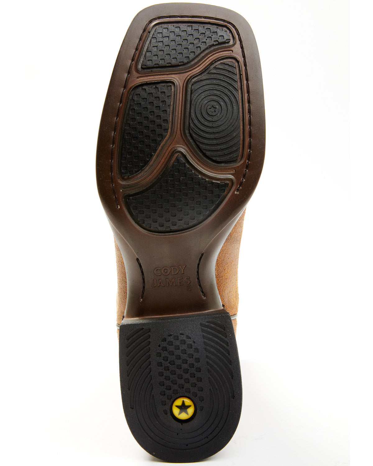 Men's Hoverfly Western Performance Boots - Broad Square Toe Coffee