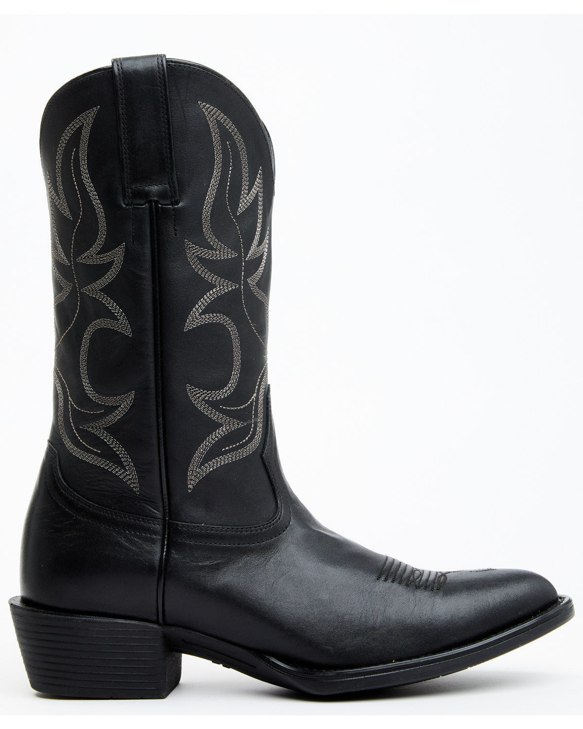 Men's Larsen Performance Western Boots - Round Toe Black