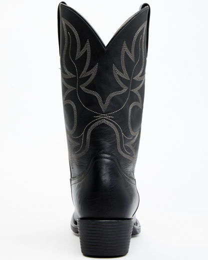 Men's Larsen Performance Western Boots - Round Toe Black