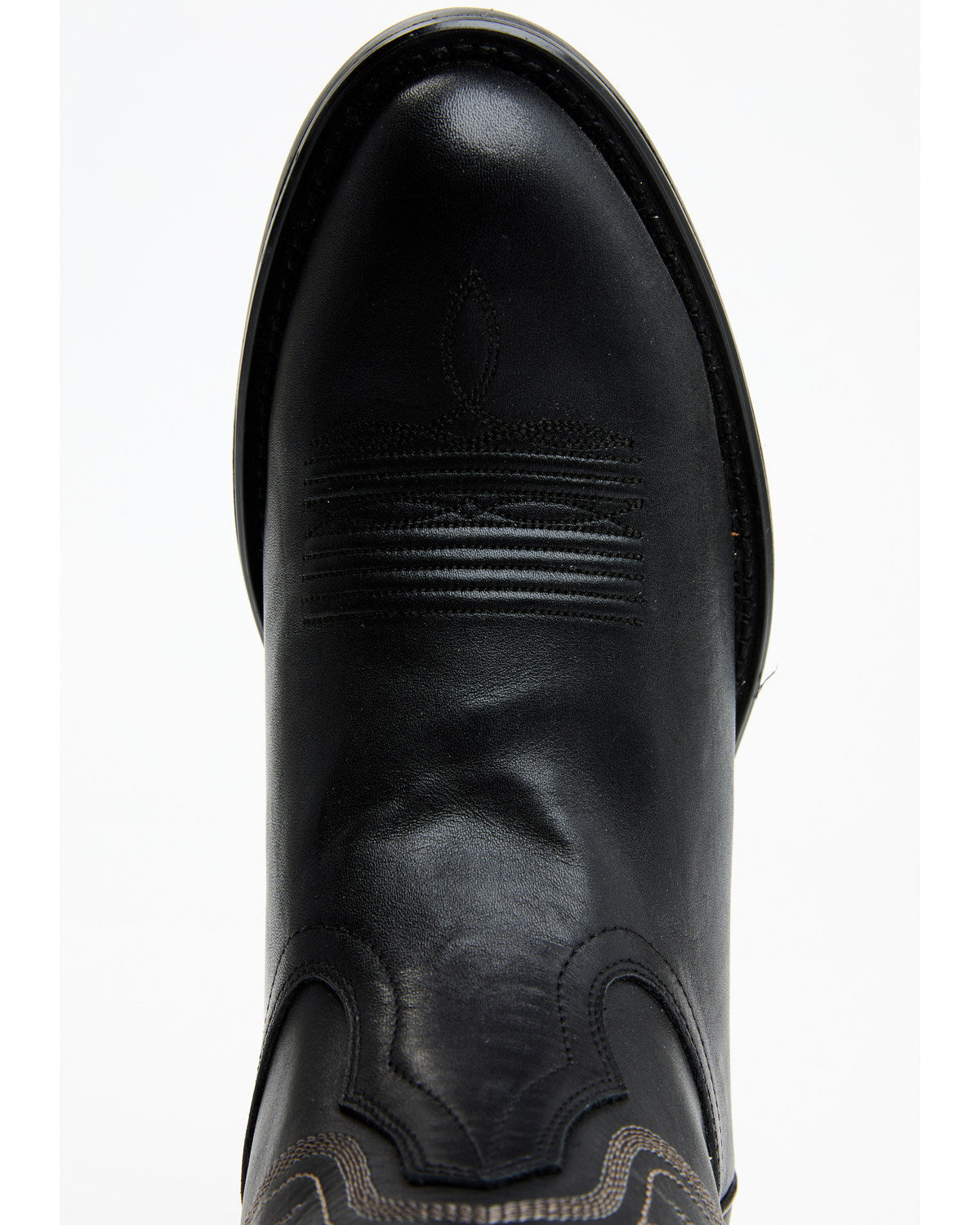 Men's Larsen Performance Western Boots - Round Toe Black
