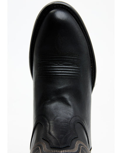 Men's Larsen Performance Western Boots - Round Toe Black