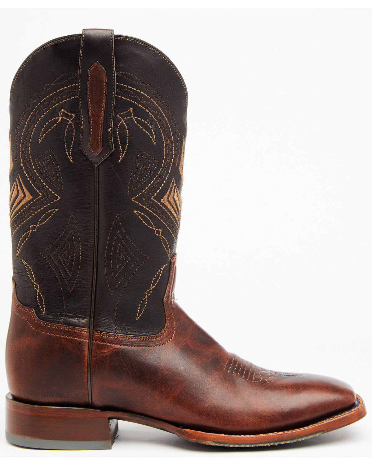 Men's Blue Collection Western Performance Boots - Broad Squ Honey