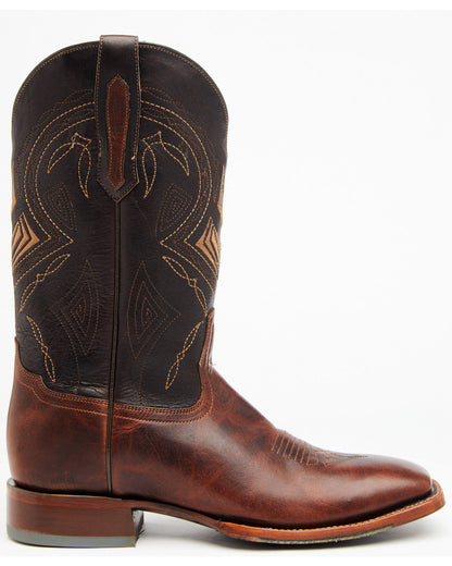 Men's Blue Collection Western Performance Boots - Broad Squ Honey