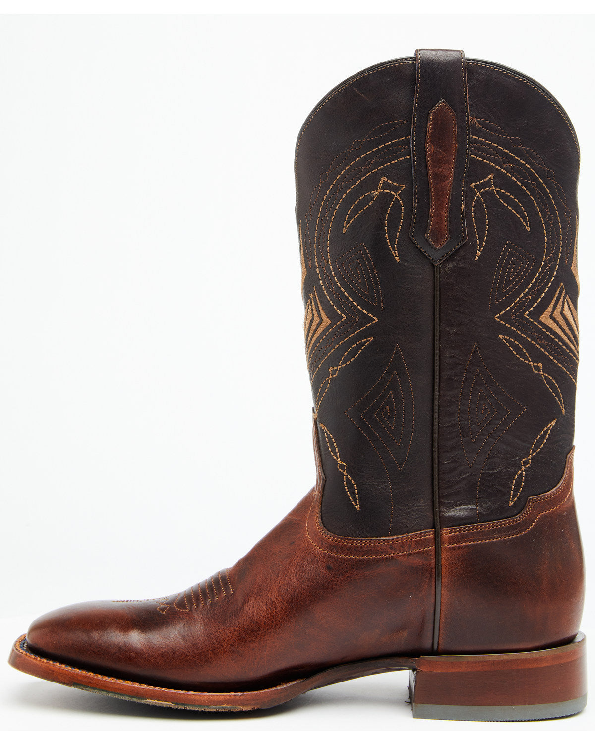 Men's Blue Collection Western Performance Boots - Broad Squ Honey