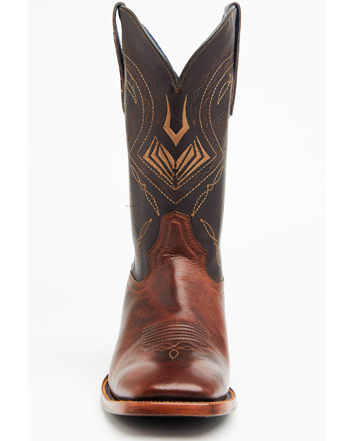 Men's Blue Collection Western Performance Boots - Broad Squ Honey