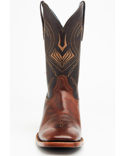 Men's Blue Collection Western Performance Boots - Broad Squ Honey