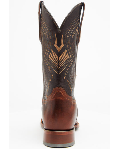 Men's Blue Collection Western Performance Boots - Broad Squ Honey