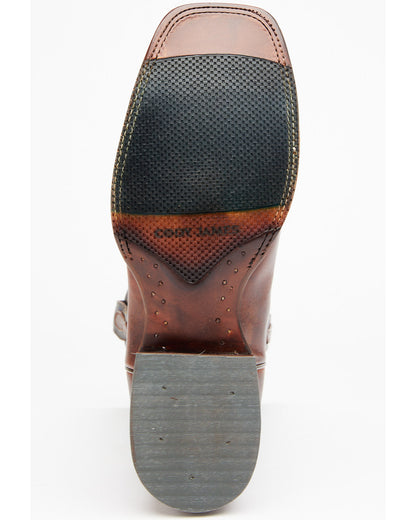Men's Blue Collection Western Performance Boots - Broad Squ Honey