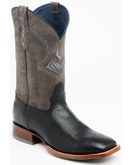 Men's Blue Collection Western Performance Boots - Broad Squ Black