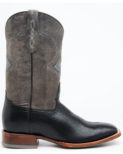 Men's Blue Collection Western Performance Boots - Broad Squ Black