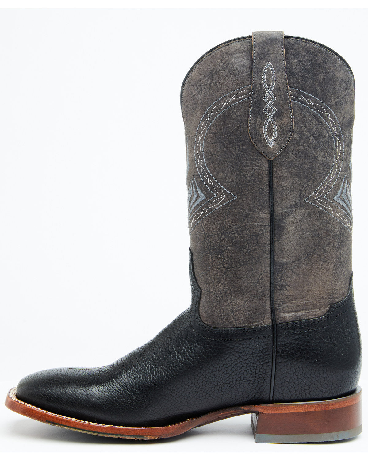 Men's Blue Collection Western Performance Boots - Broad Squ Black
