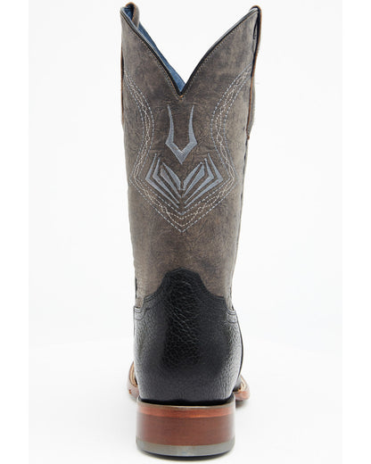 Men's Blue Collection Western Performance Boots - Broad Squ Black