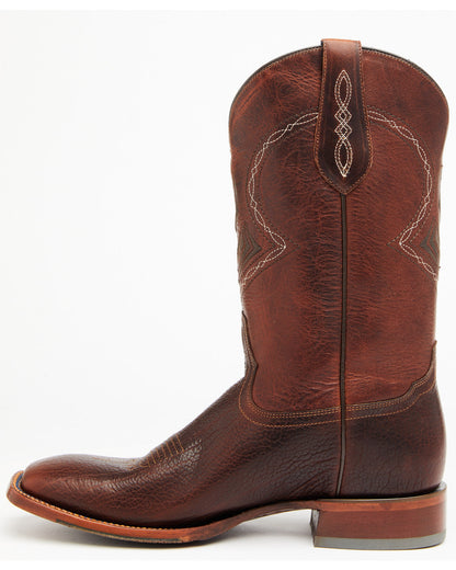 Men's Cognac Honey Western Performance Boots - Broad Square Cognac