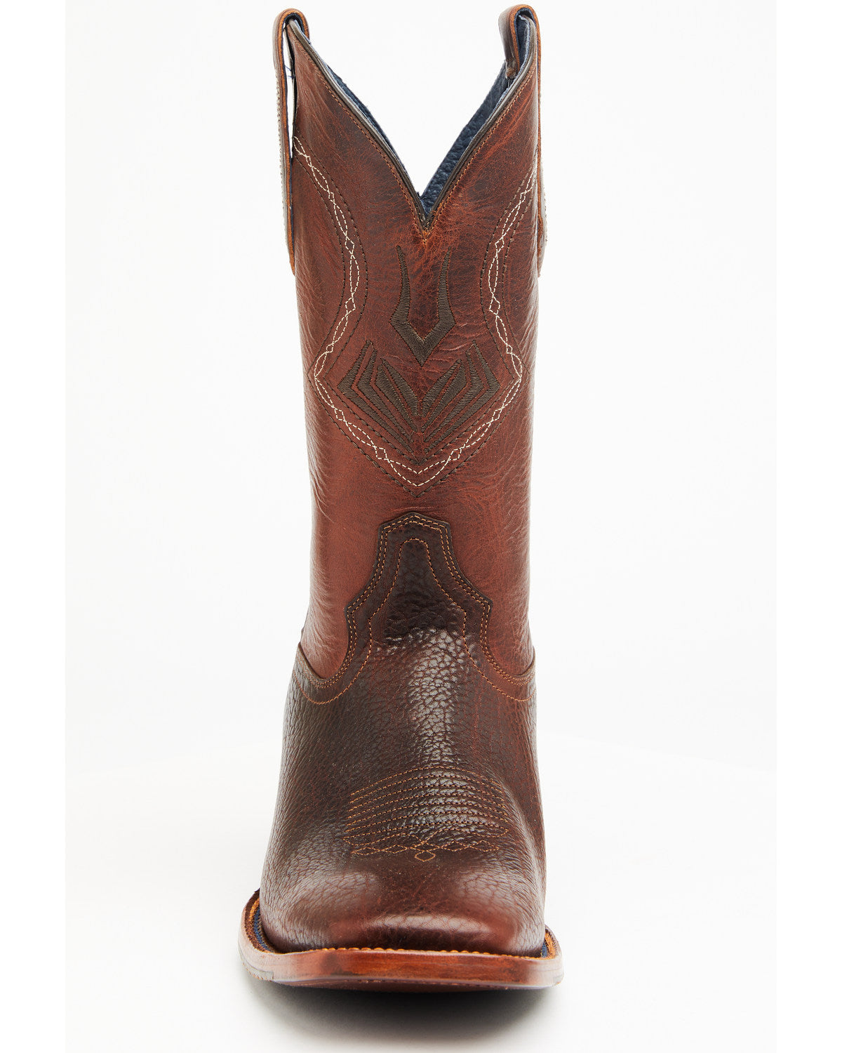 Men's Cognac Honey Western Performance Boots - Broad Square Cognac
