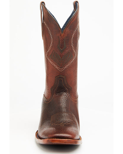 Men's Cognac Honey Western Performance Boots - Broad Square Cognac