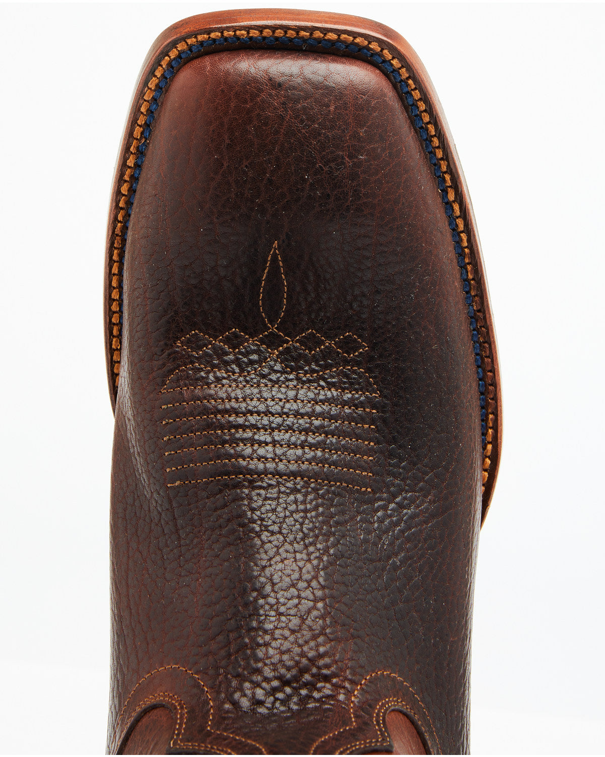Men's Cognac Honey Western Performance Boots - Broad Square Cognac