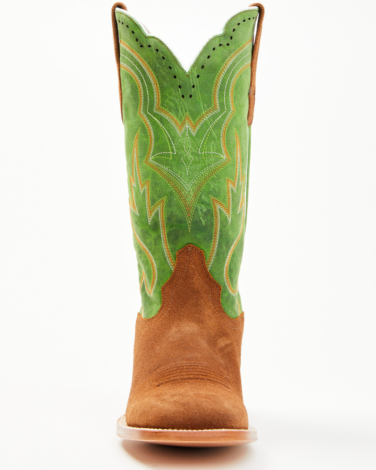 Men's Tomahawk Roughout Tall Western Boots - Broad Square T Green