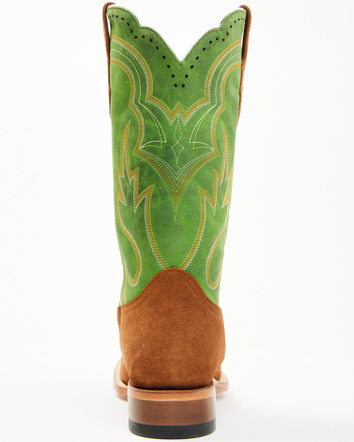 Men's Tomahawk Roughout Tall Western Boots - Broad Square T Green