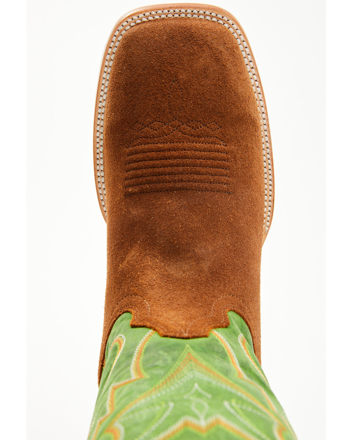 Men's Tomahawk Roughout Tall Western Boots - Broad Square T Green