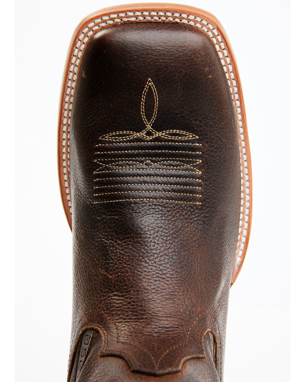 Men's ASE7 Alpha Western Boots - Broad Square Toe Tan
