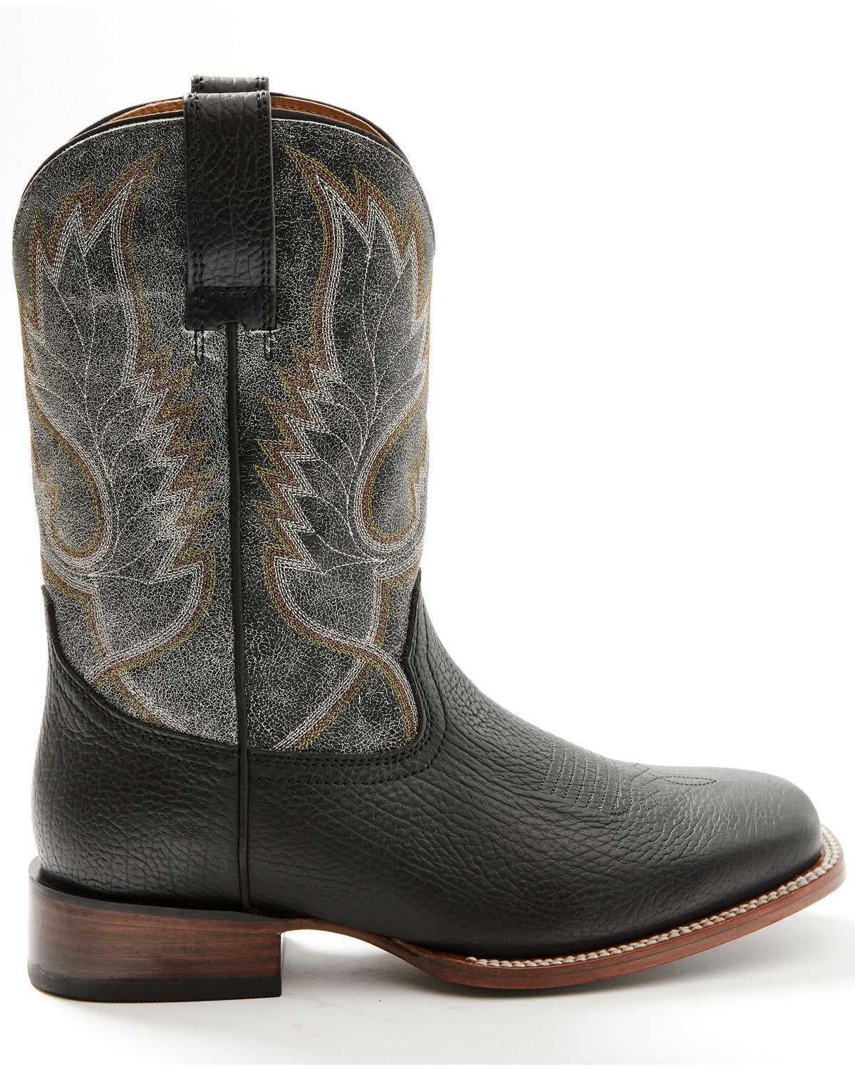 Cush Core® Men's Tracker Western Boots - Broad Square Toe Black