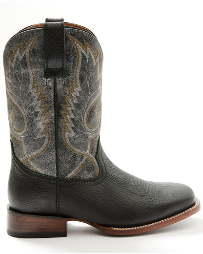 Cush Core® Men's Tracker Western Boots - Broad Square Toe Black