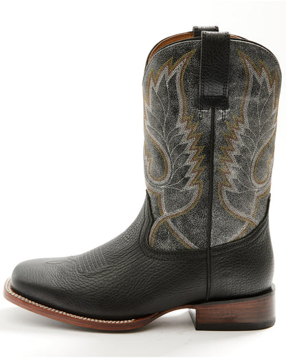 Cush Core® Men's Tracker Western Boots - Broad Square Toe Black