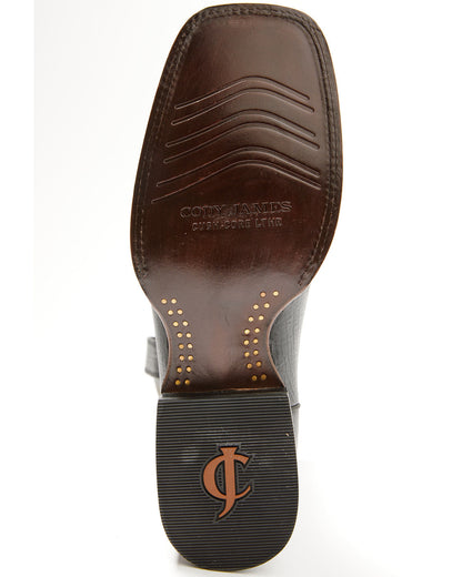 Cush Core® Men's Tracker Western Boots - Broad Square Toe Black