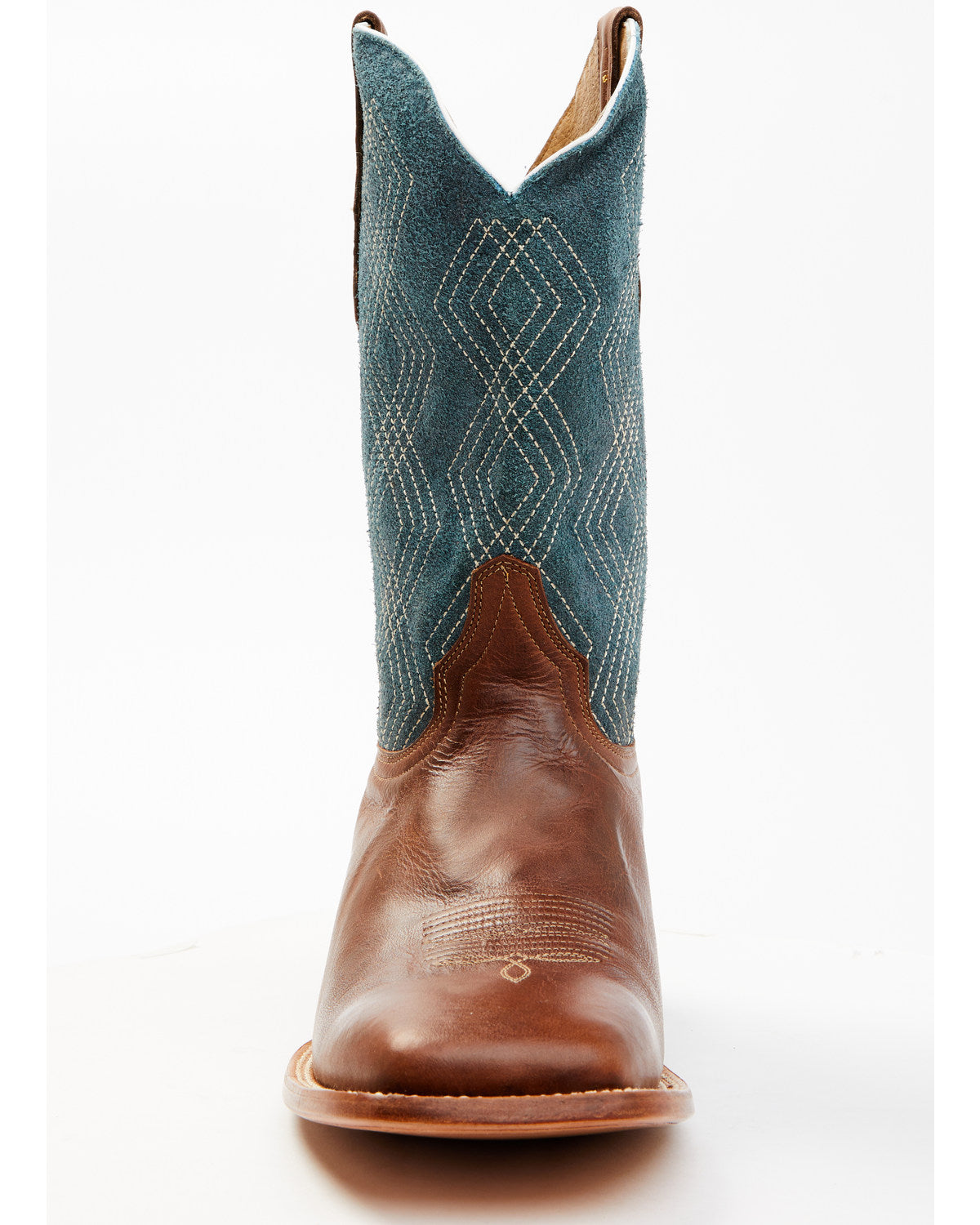 Men's Shasta Western Boots - Broad Square Toe Blue